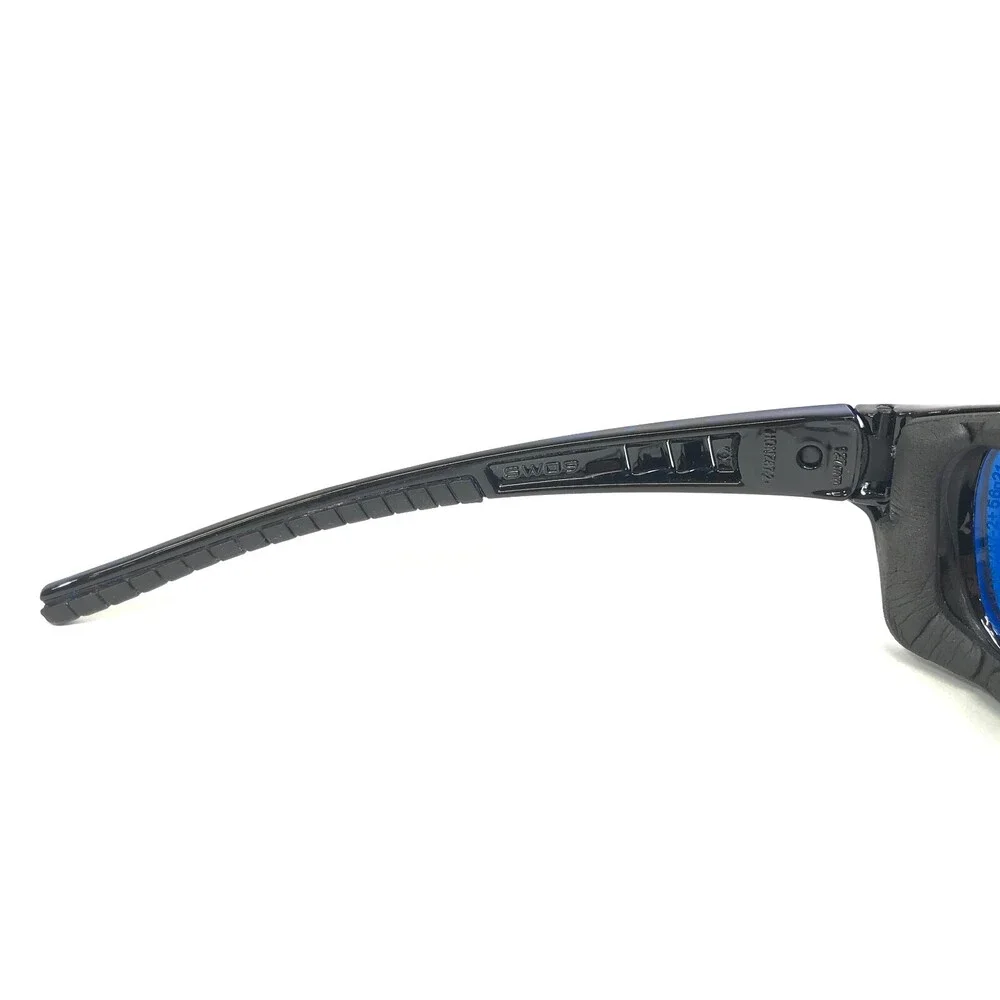 uvex Safety Goggles Eyeglasses Frames SW09 Black Blue Square Z87-2 56-21-127